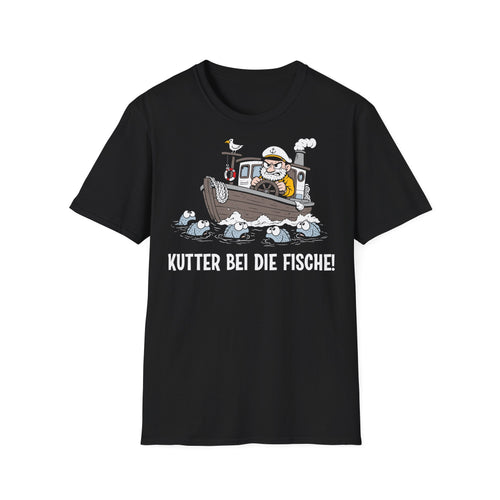 T-Shirt (bis 5XL) Kutter bei die Fische