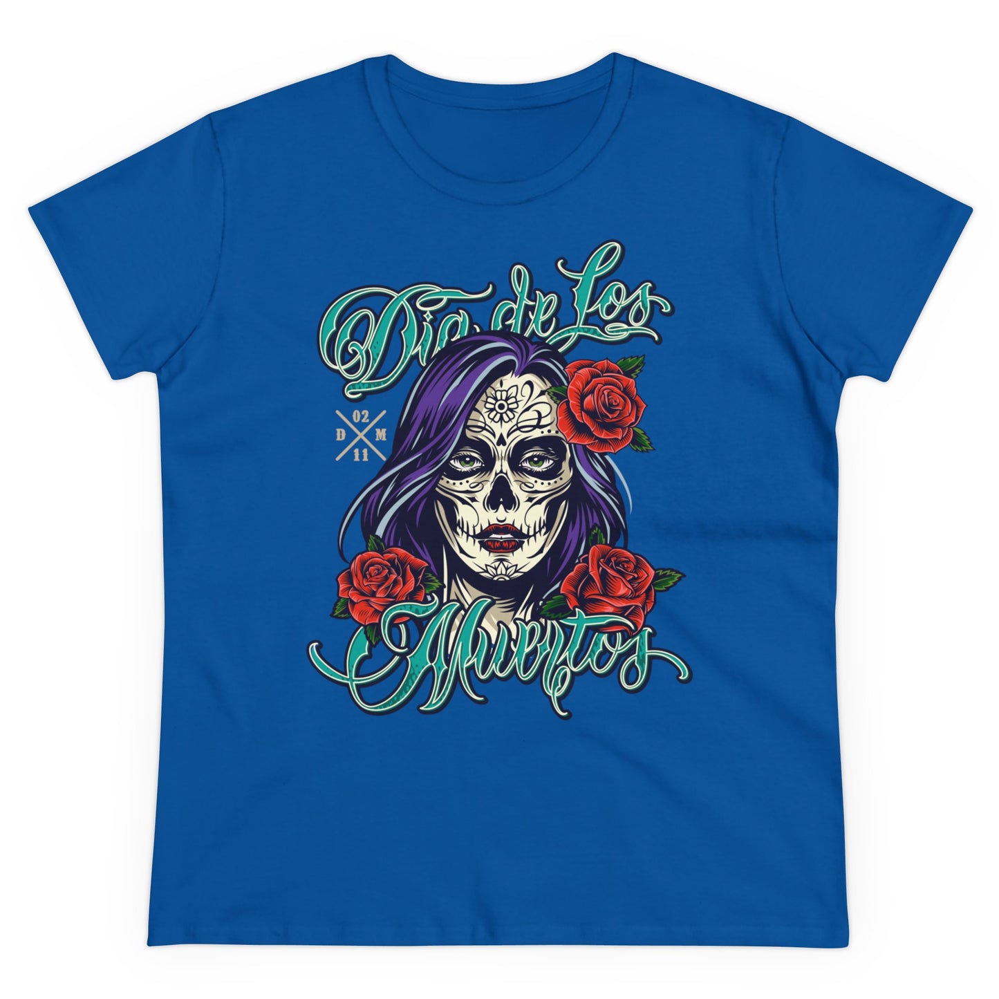 Damen T-Shirt Dia de Los Muertos