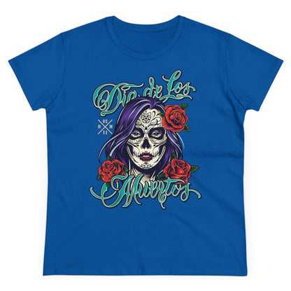 Damen T-Shirt Dia de Los Muertos