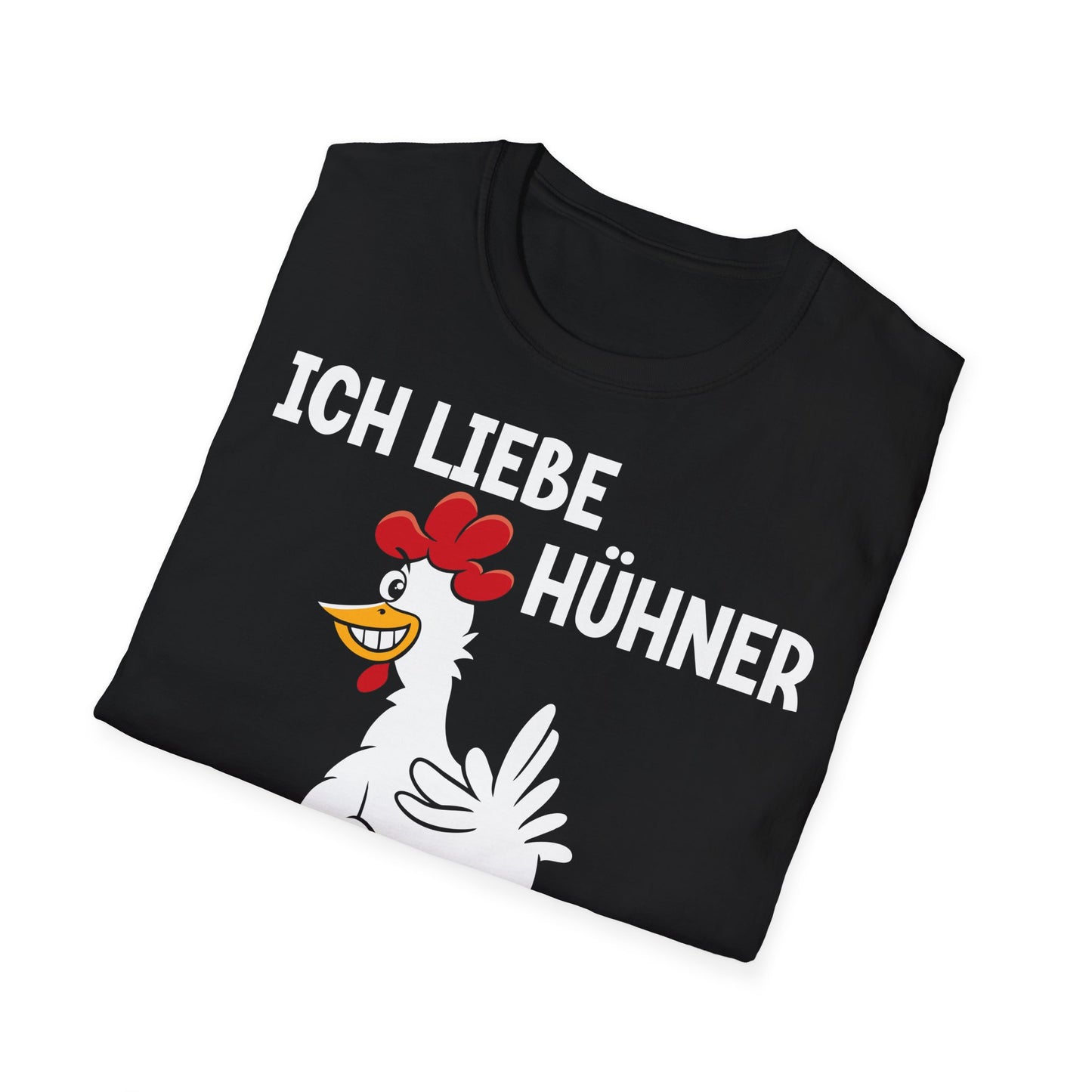 T-Shirt Ich liebe Hühner - die kacken Frühstück
