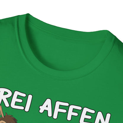 T-Shirt Drei Affen die sich fragend ansehen