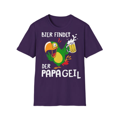 T-Shirt Bier findet der Papa geil