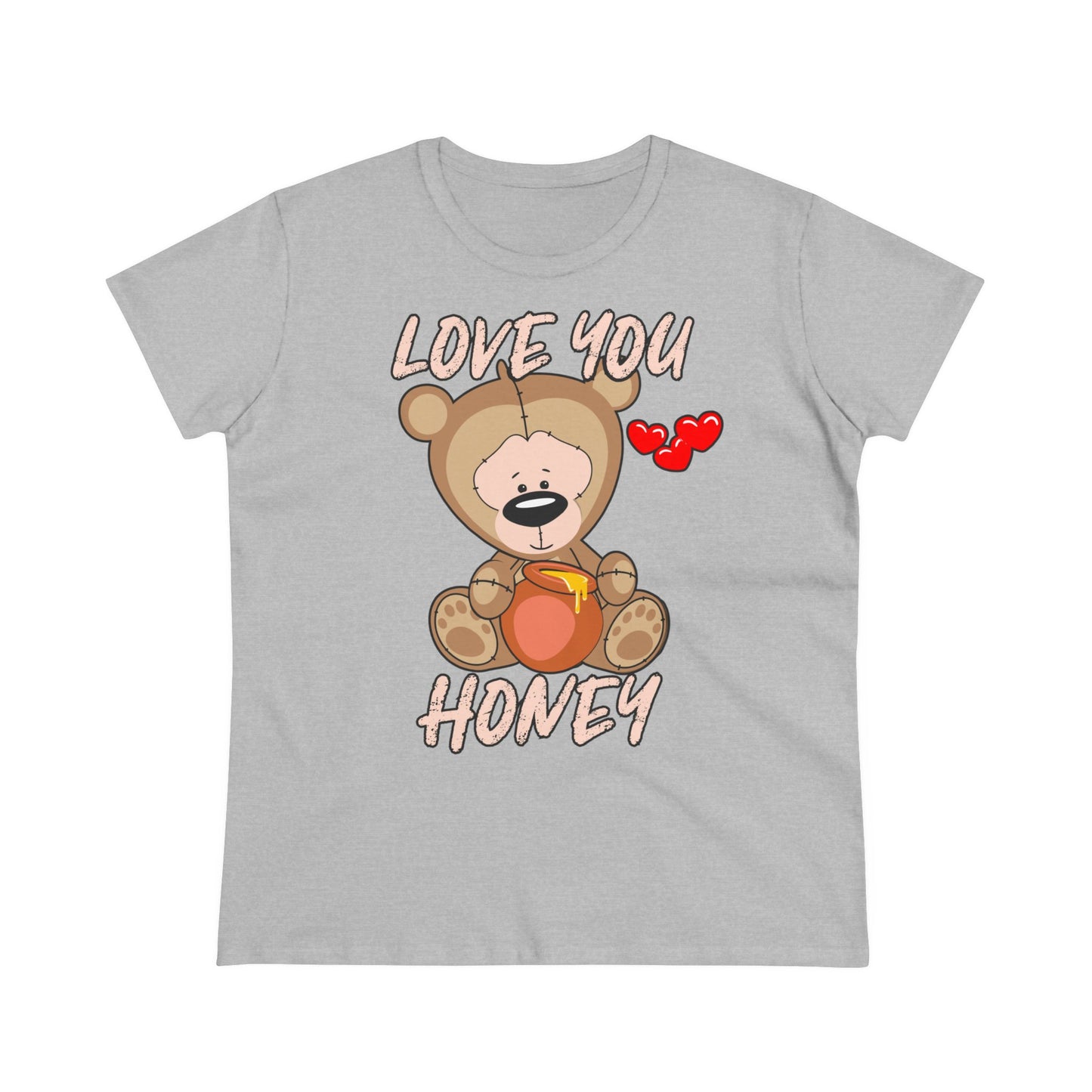 Damen T-Shirt Love you Honey