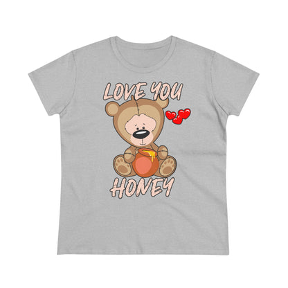 Damen T-Shirt Love you Honey