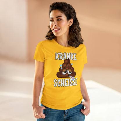 Damen T-Shirt Kranke Scheisse