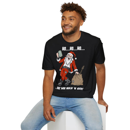 T-Shirt (bis 5XL) Hohoho...Hol mir noch 'n Bier