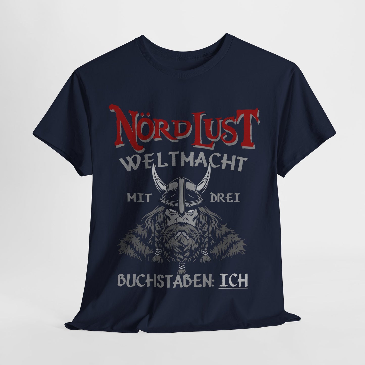 T-Shirt (bis 5XL) NördLust Weltmacht mit drei Buchstaben