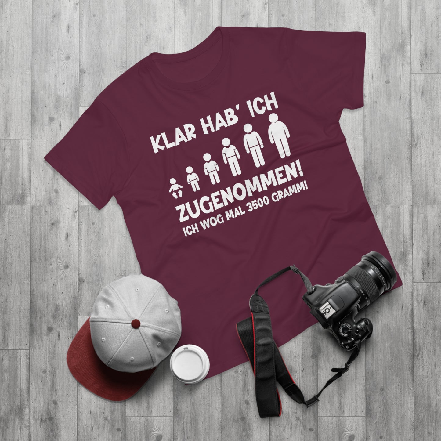 T-Shirt Klar hab' ich zugenommen (bis 5XL)