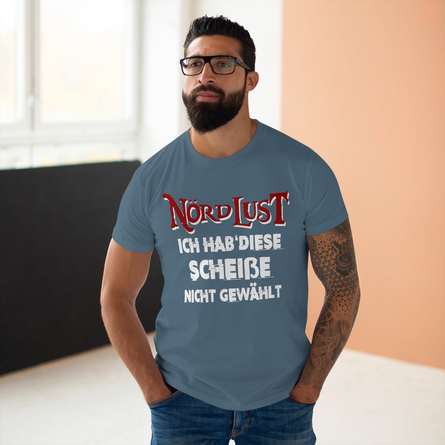 T-Shirt (bis 5XL) NördLust  Ich hab' diese Scheiße nicht gewählt'
