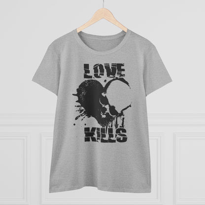 Damen T-Shirt Love kills