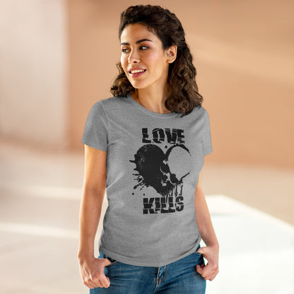 Damen T-Shirt Love kills