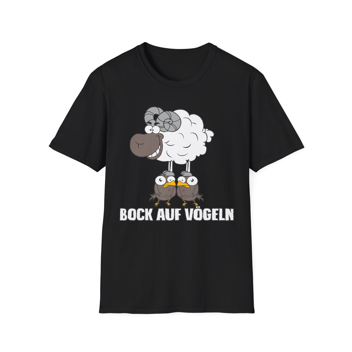 T-Shirt Bock auf Vögeln