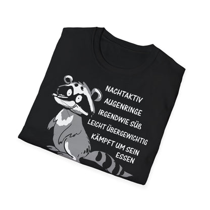 T-Shirt (bis 5XL) Nachtaktiv Augenringe