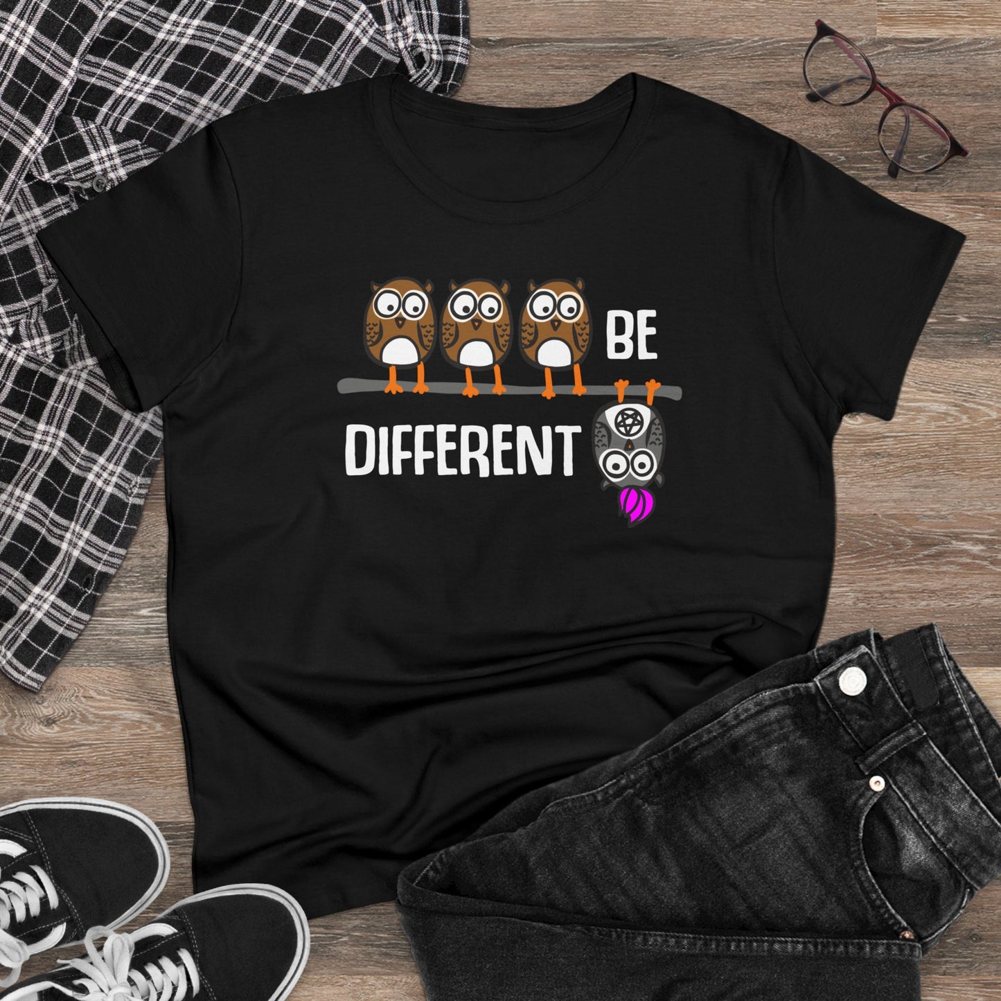 Damen T-Shirt Be Different