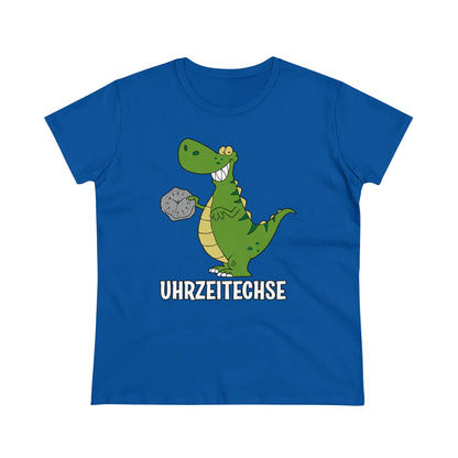 Damen T-Shirt Uhrzeitechse