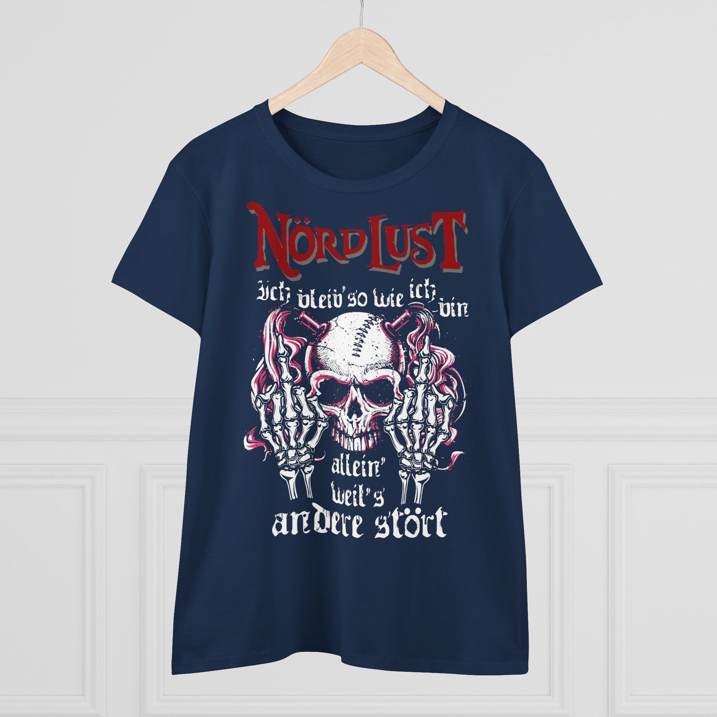 Damen T-Shirt NördLust Ich bleib' so wie ich bin