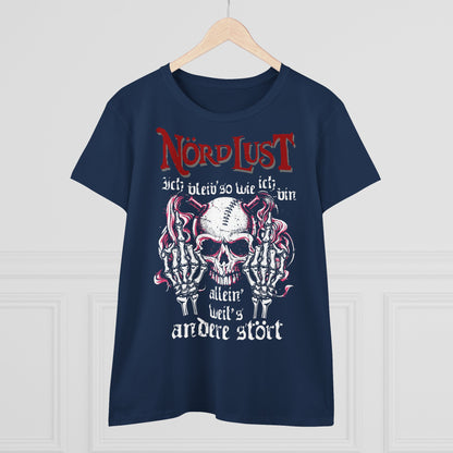 Damen T-Shirt NördLust Ich bleib' so wie ich bin