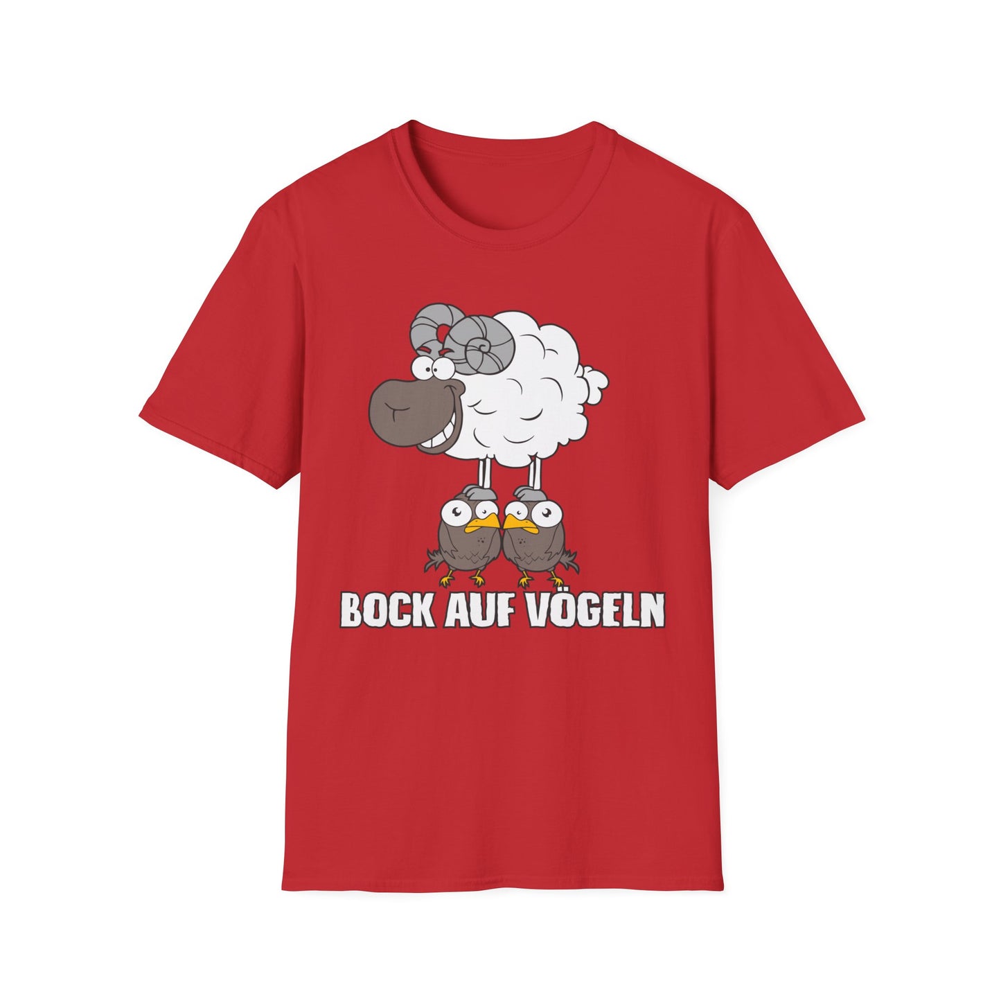 T-Shirt Bock auf Vögeln