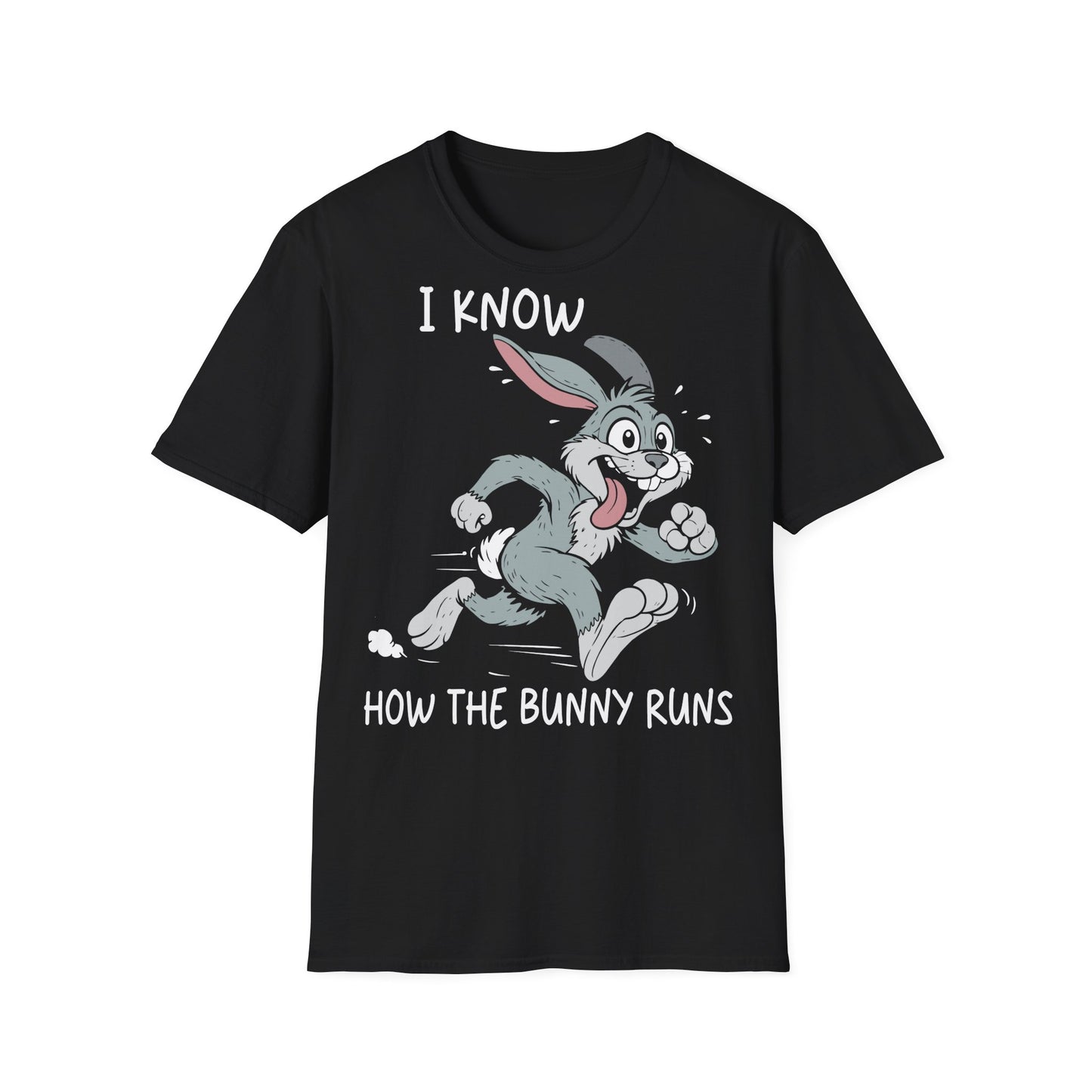 T-Shirt (bis 5XL) I know how the Bunny runs