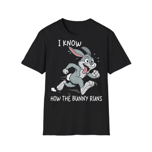 T-Shirt (bis 5XL) I know how the Bunny runs