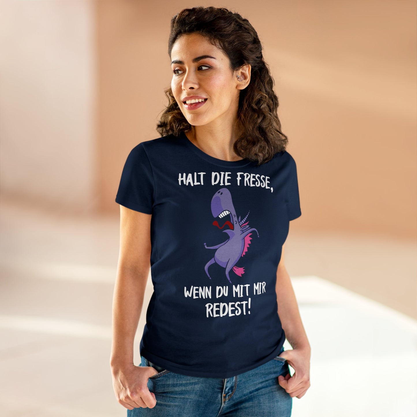 T-Shirt Halt die Fresse, wenn du mit mir Redest!