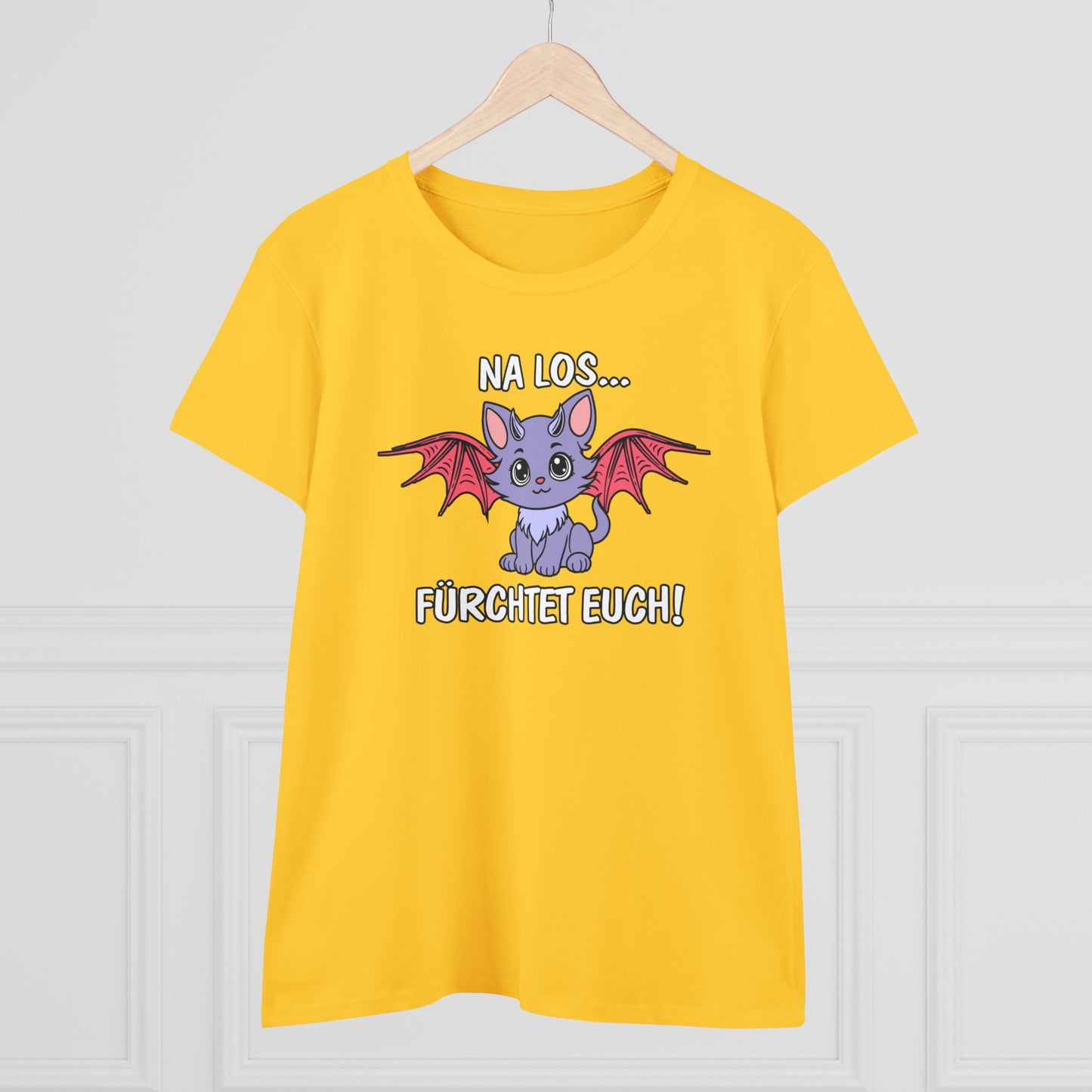 Damen T-Shirt Na los fürchtet Euch