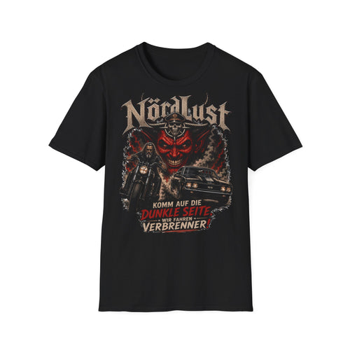 T-Shirt (bis 5XL) NördLust Komm' auf die dunkle Seite, wir fahren Verbrenner