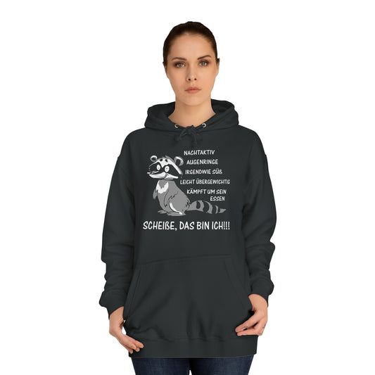 Unisex Hoodie Augenringe niedlich das bin ich