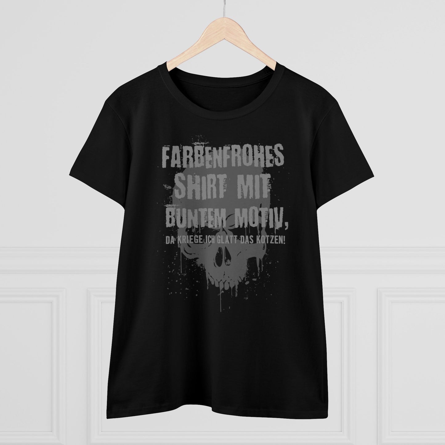 Damen T-Shirt Farbenfrohes Design
