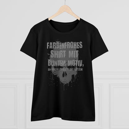 Damen T-Shirt Farbenfrohes Design