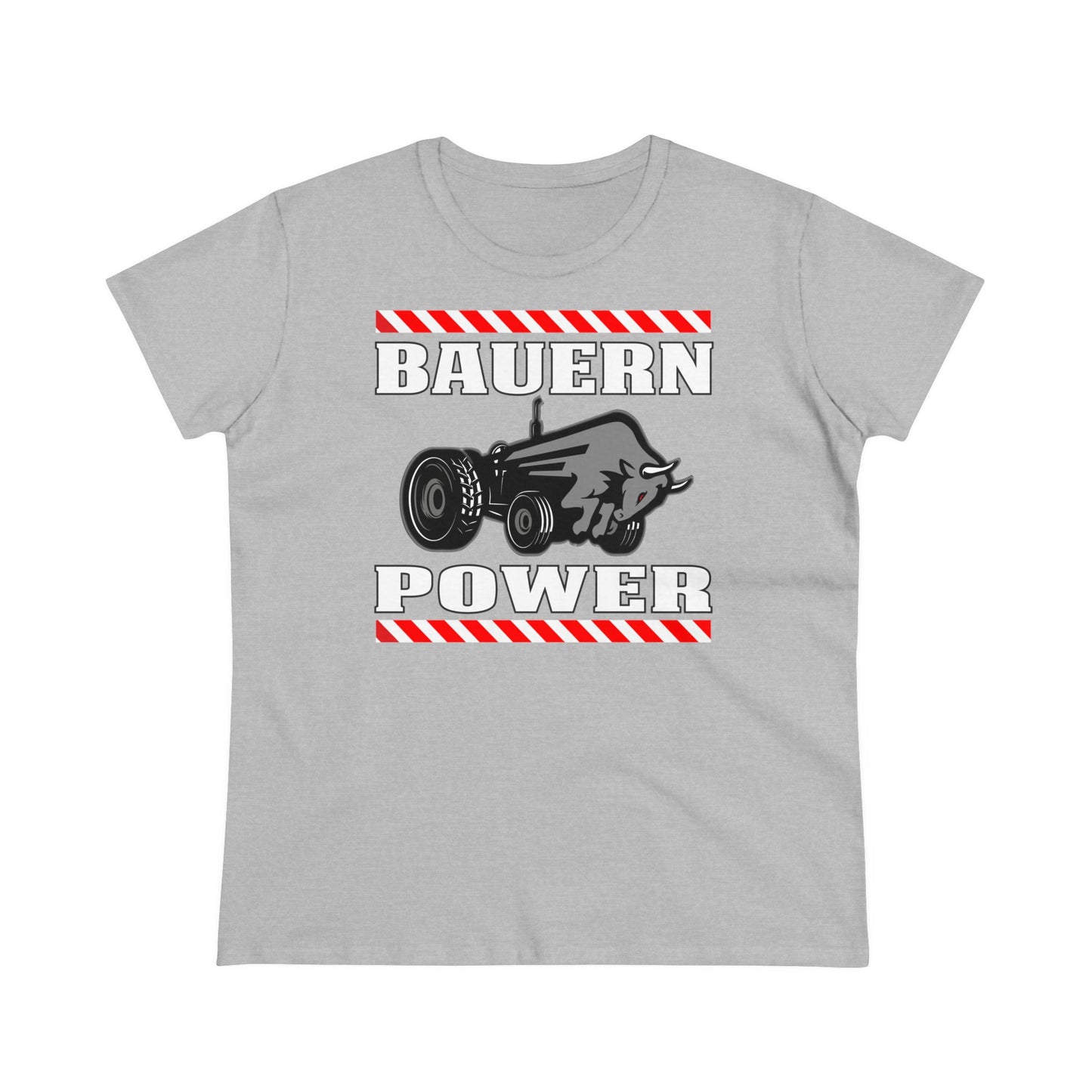 Damen T-Shirt Bauern Power
