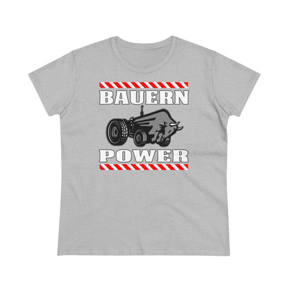 Damen T-Shirt Bauern Power