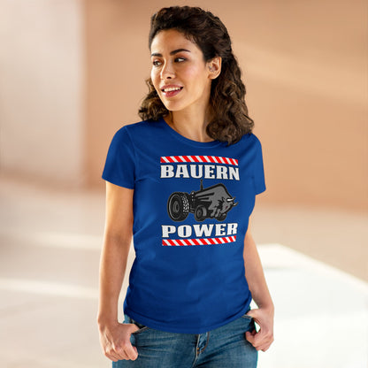 Damen T-Shirt Bauern Power