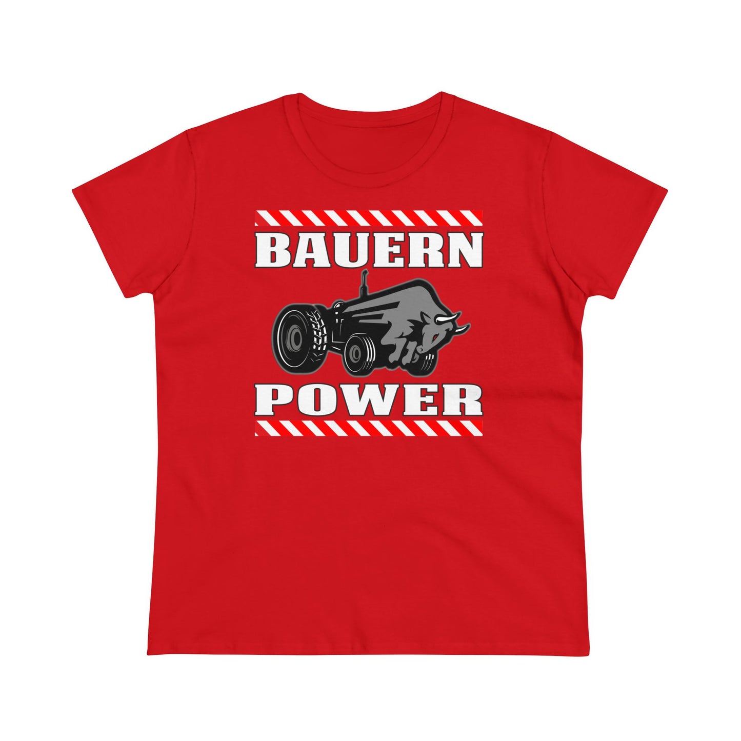 Damen T-Shirt Bauern Power