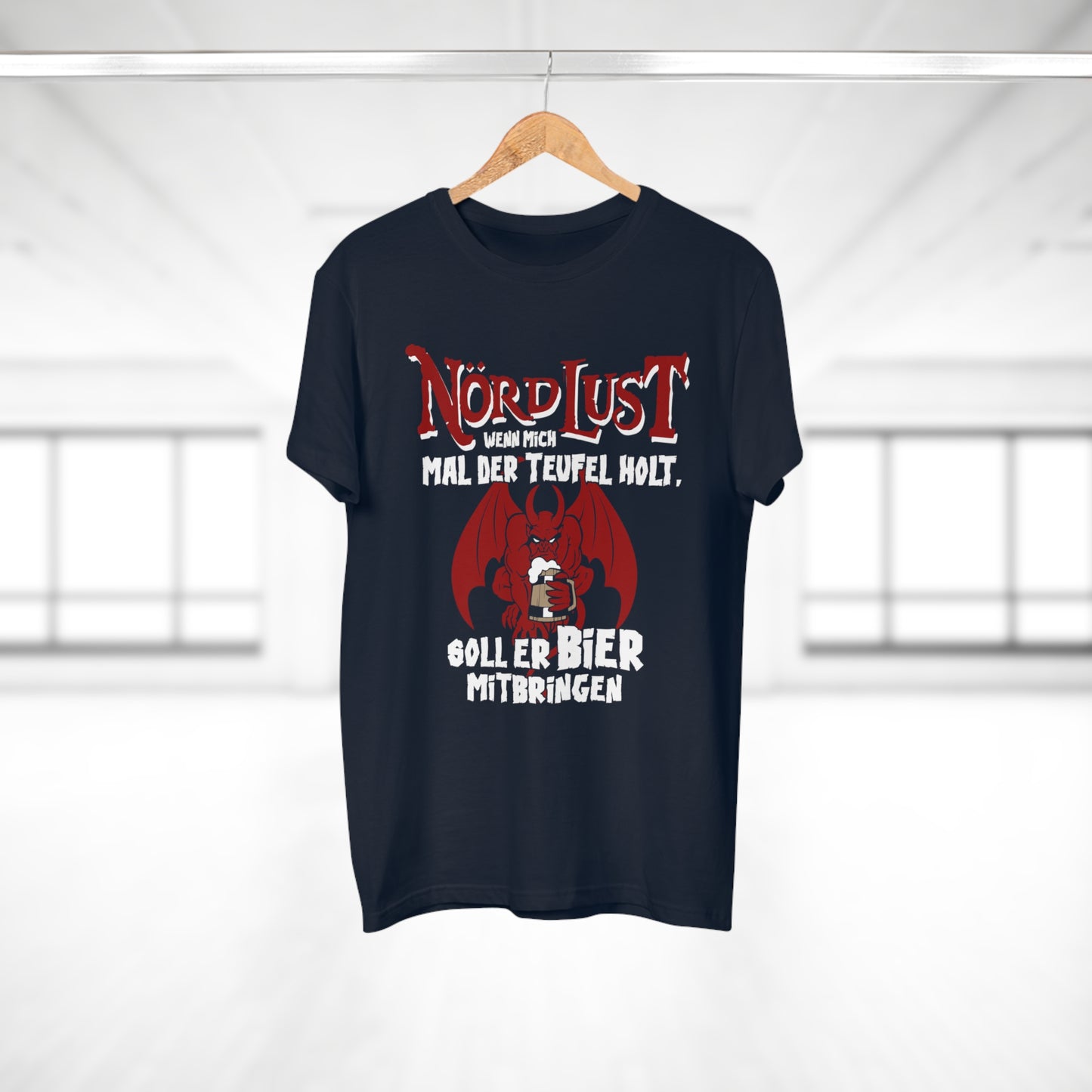 T-Shirt (bis 5XL) NördLust Wenn mich mal der Teufel holt