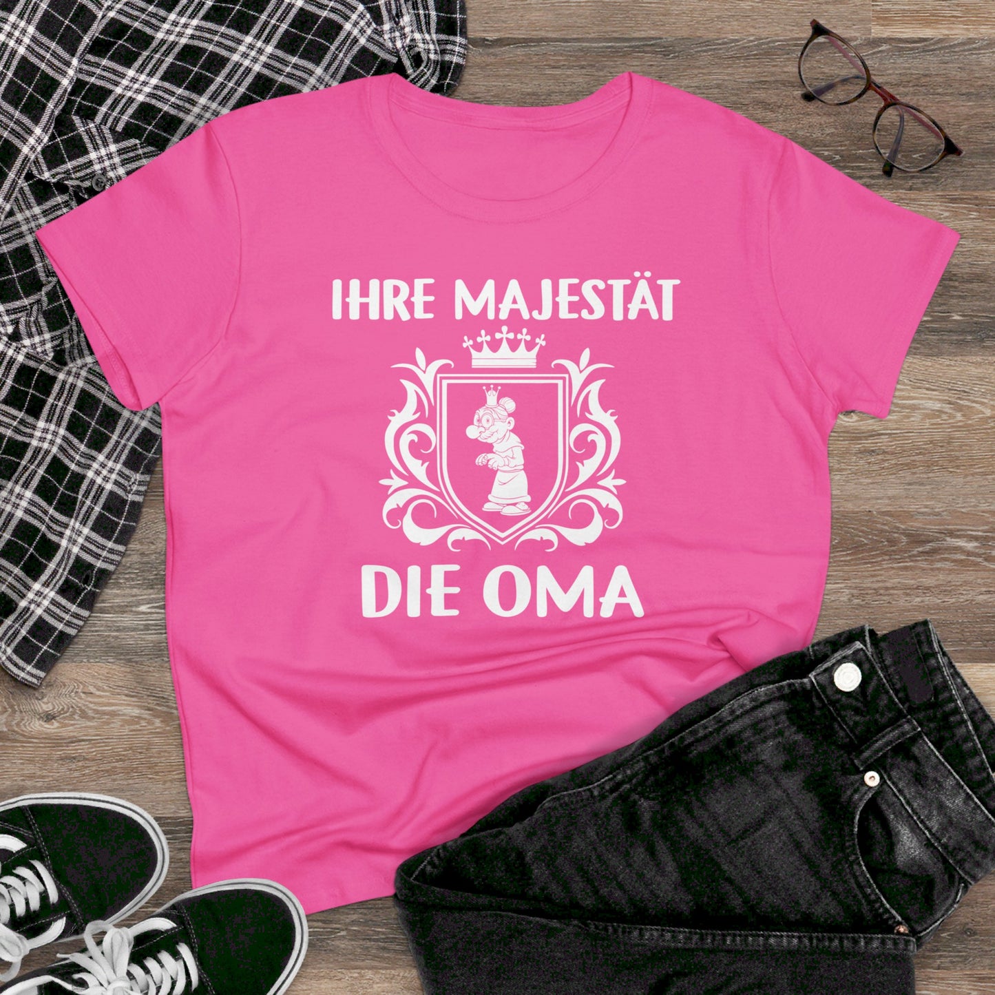 Damen T-Shirt Ihre Majestät die Oma