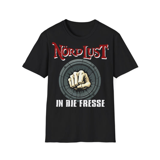 T-Shirt (bis 5XL) NördLust In die Fresse