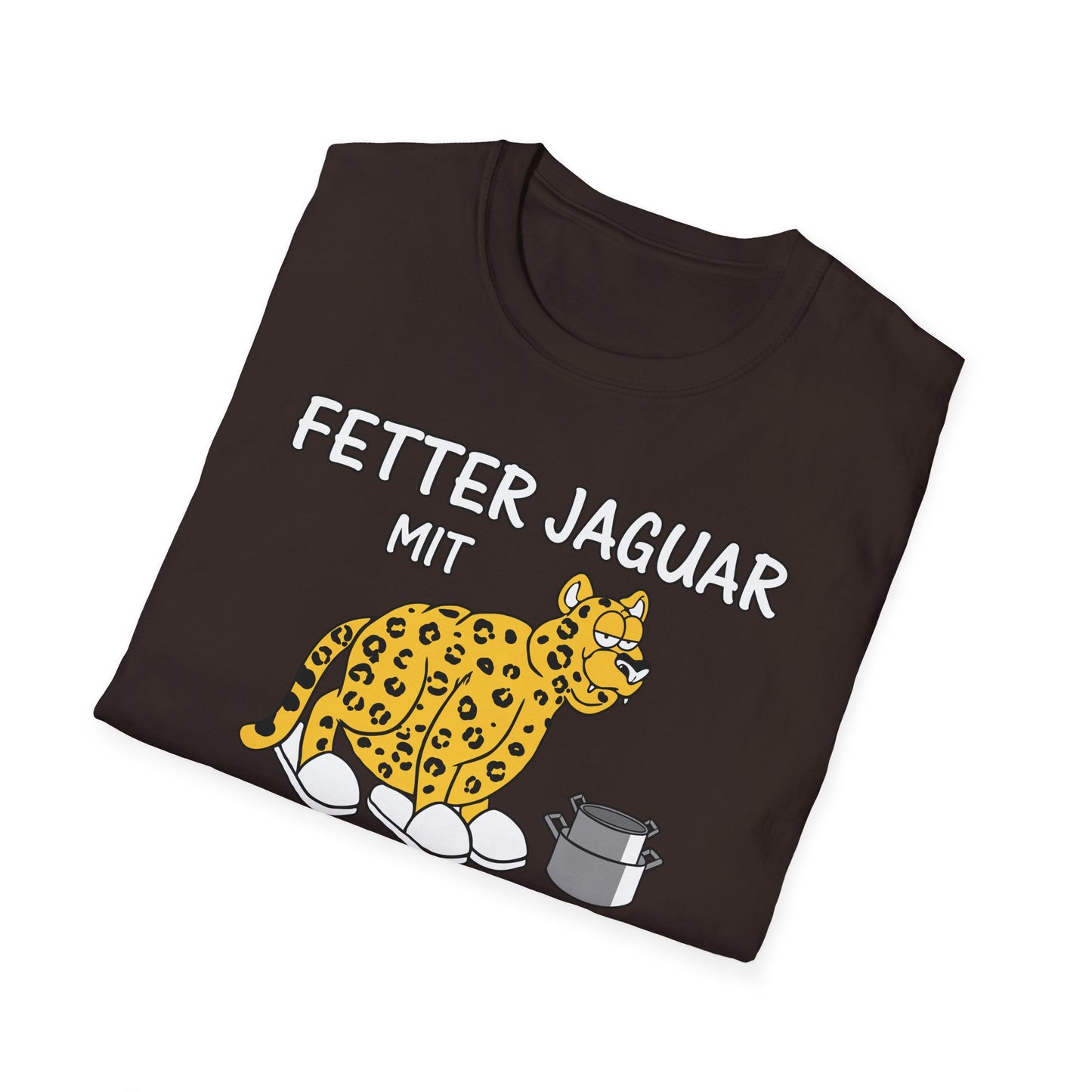 T-Shirt Fetter Jaguar mit 2 Töpfen und dicken Schlappen