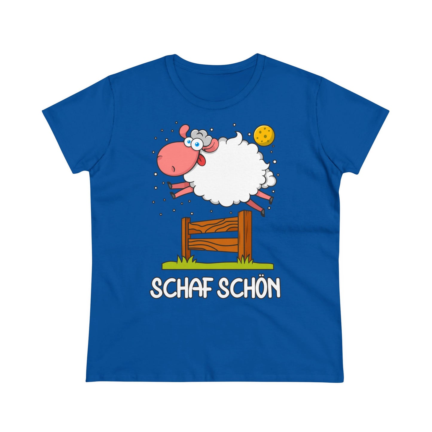 Damen T-Shirt Schaf schön