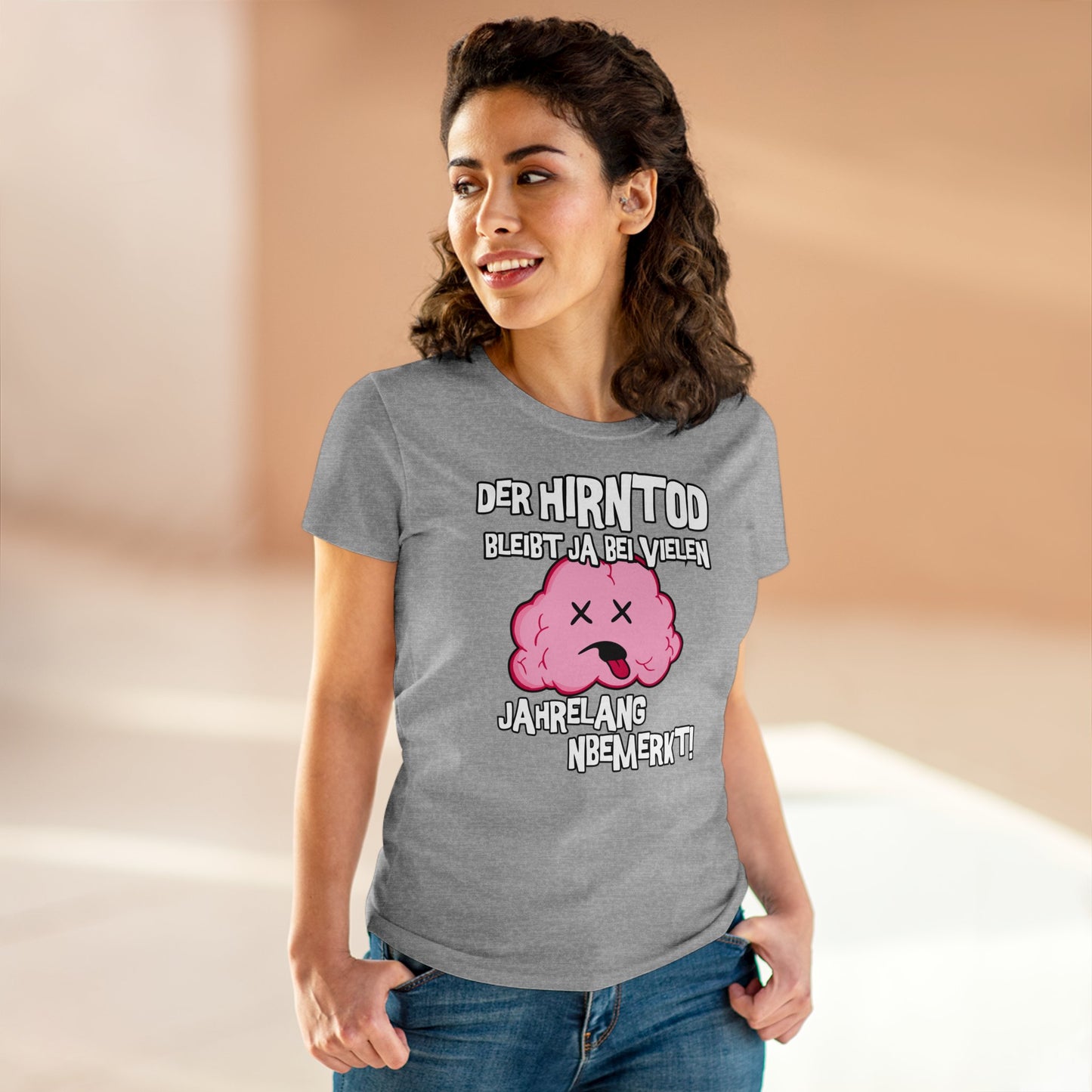Damen T-Shirt Der Hirntod