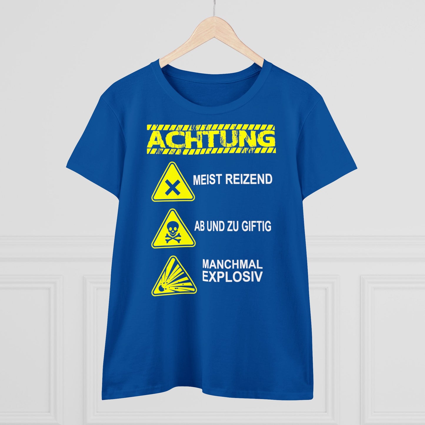 Damen T-Shirt Achtung