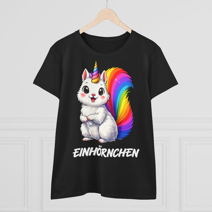 Damen T-Shirt Einhörnchen