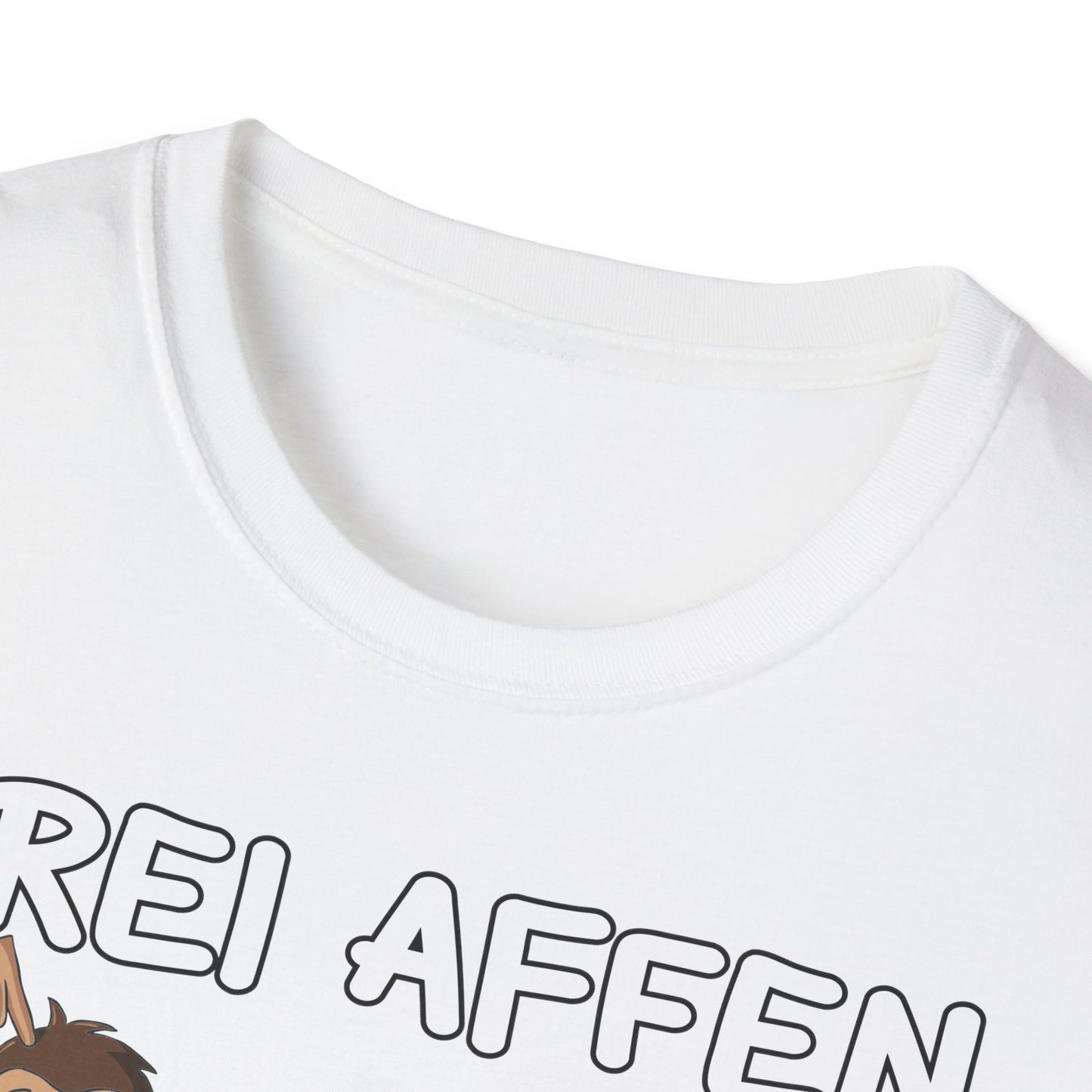 T-Shirt Drei Affen die sich fragend ansehen
