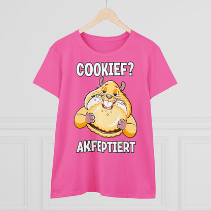 Damen T-Shirt Cookief akfeptiert
