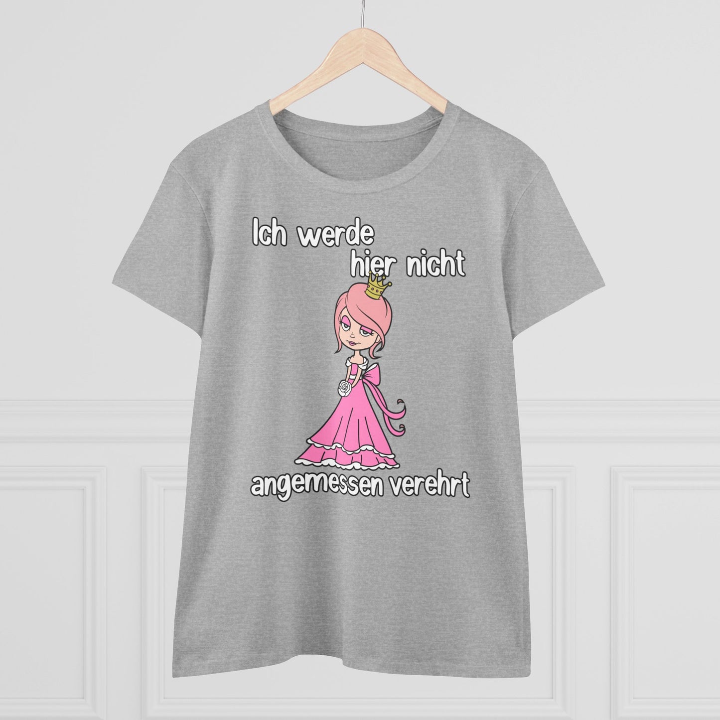 Damen T-Shirt Nicht angemessen verehrt
