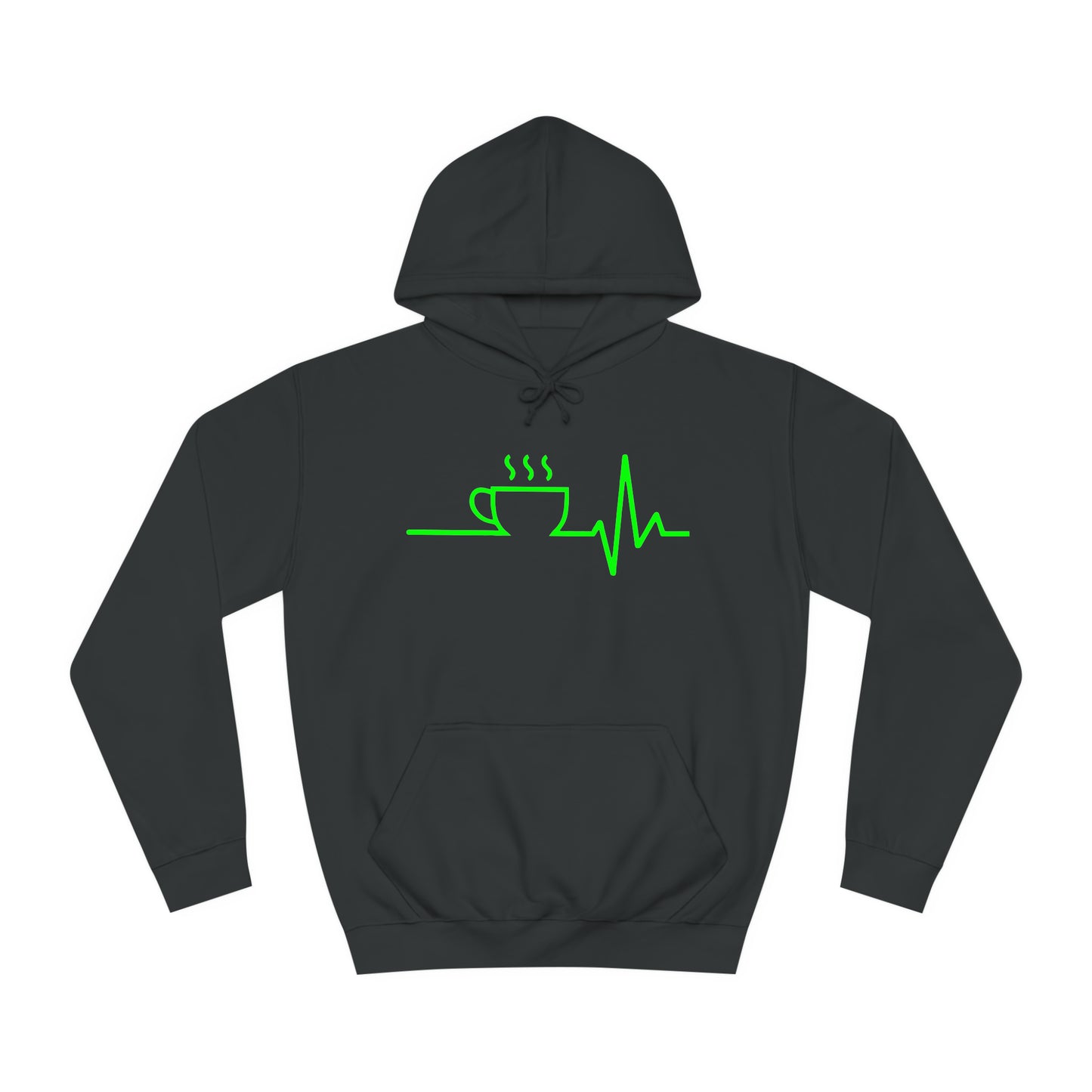 Unisex Hoodie Kaffee EKG