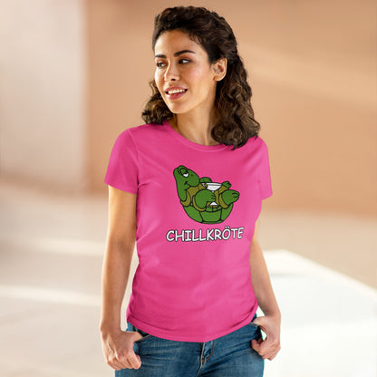 Damen T-Shirt Chillkröte
