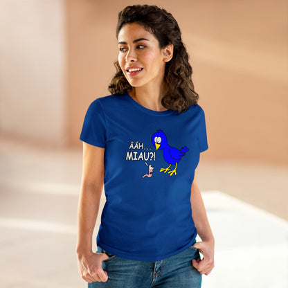 Damen T-Shirt Ääh Miau