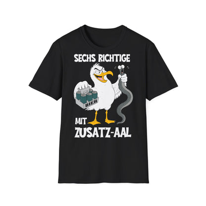 T-Shirt (bis 5XL) Sechs Richtige mit Zusatz-Aal