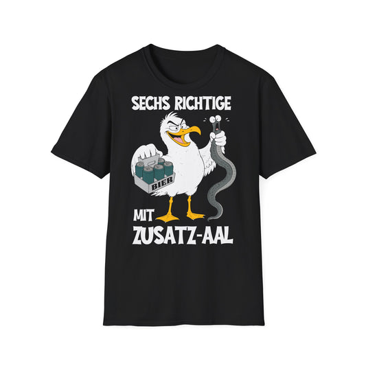 T-Shirt (bis 5XL) Sechs Richtige mit Zusatz-Aal